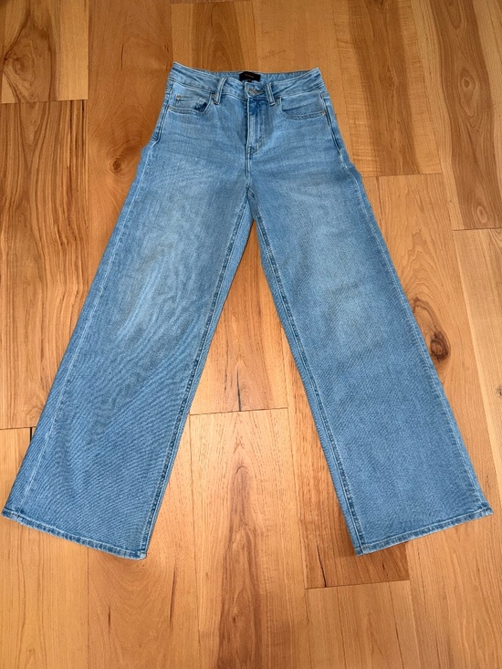 Quince Bella Stretch Wide Leg Jean - Size 26 Inseam 30 - Picture 1 of 6